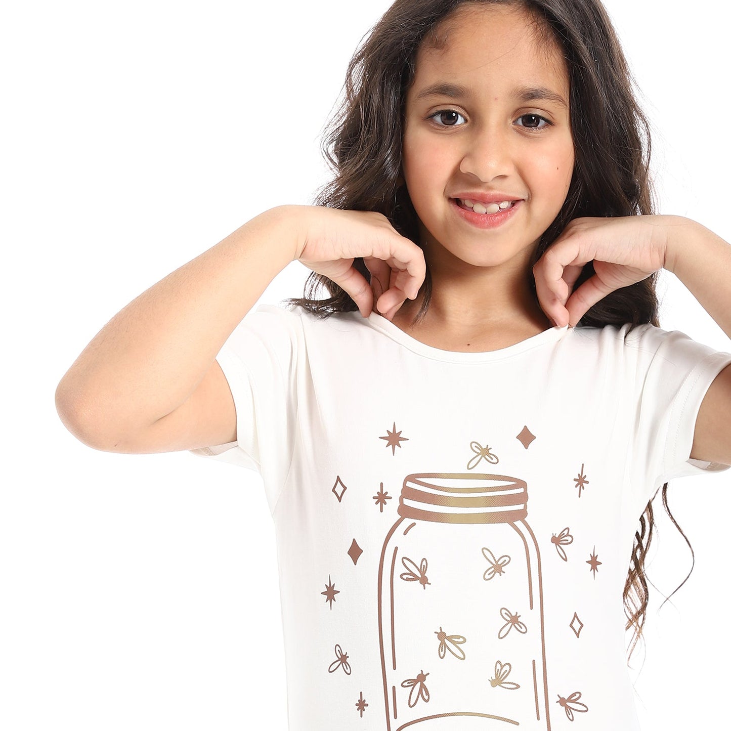 Girls Cotton Printed T-Shirt