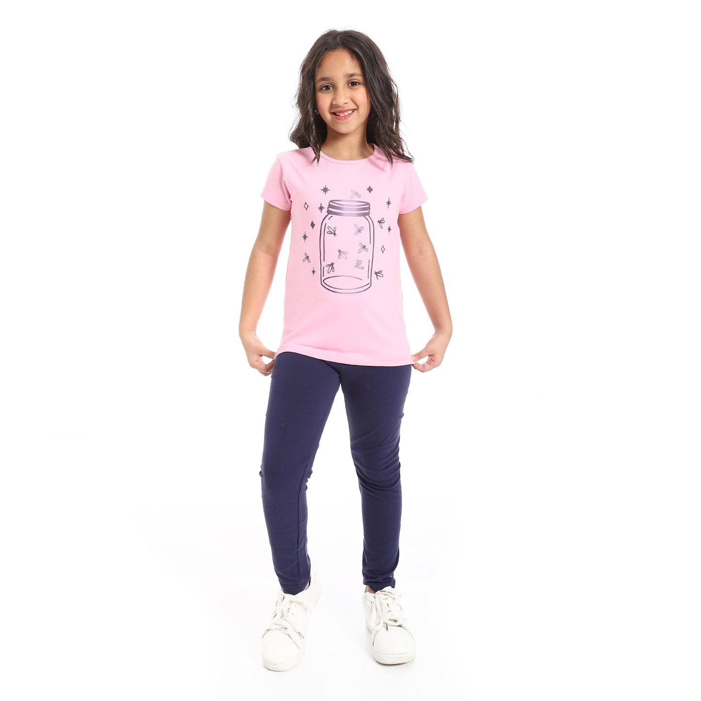 Girls Cotton Printed T-Shirt