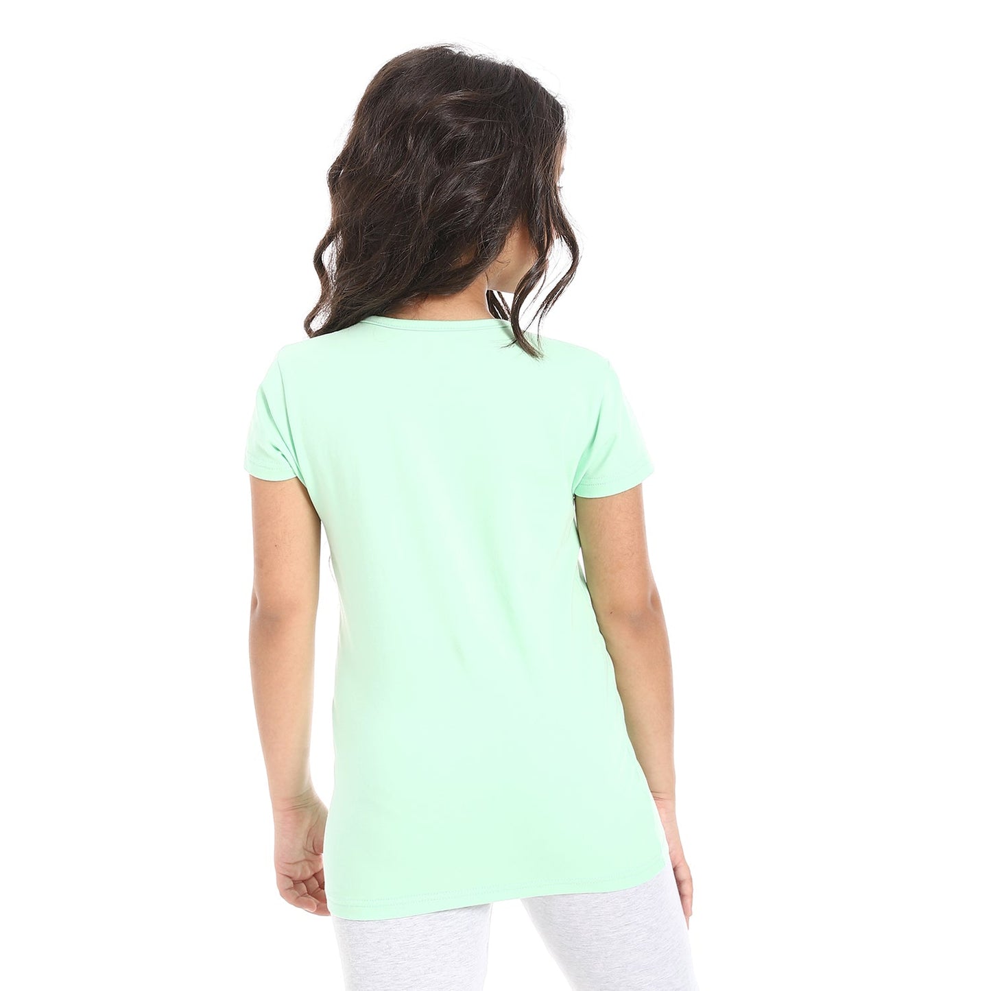 Girls Cotton Printed T-Shirt