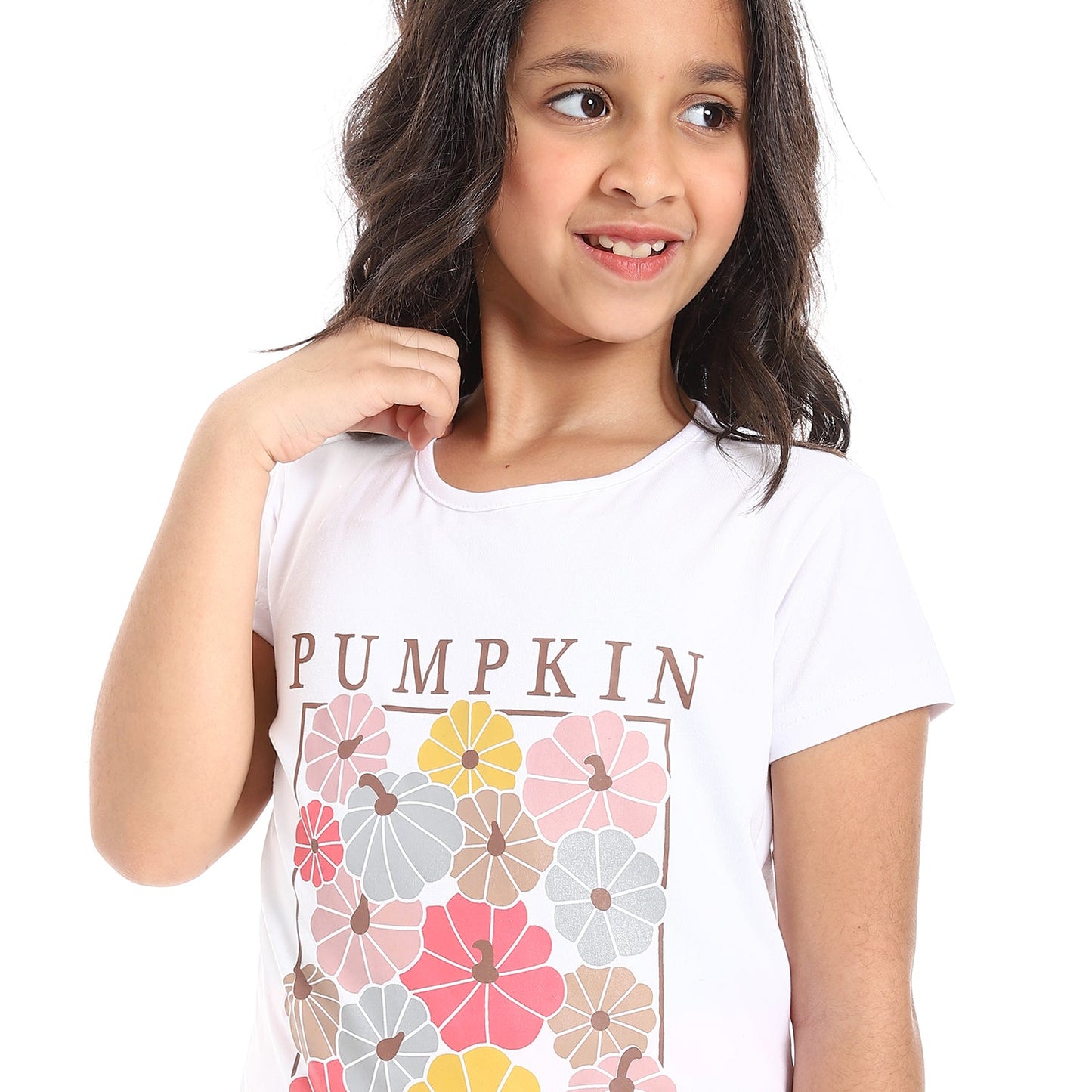 Girls Cotton Printed T-Shirt