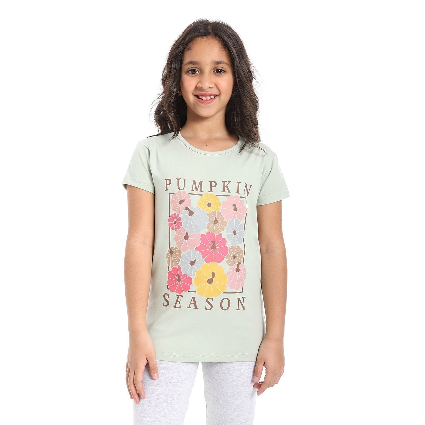Girls Cotton Printed T-Shirt