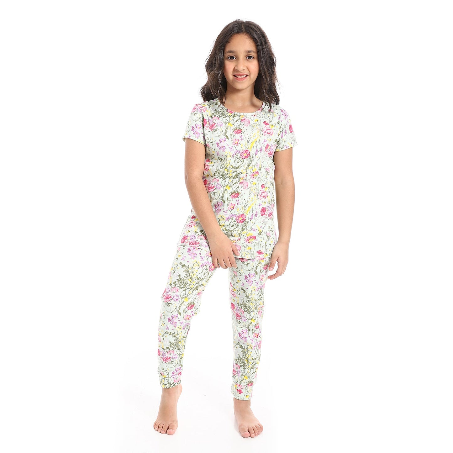 Girls Cotton Printed Pajama