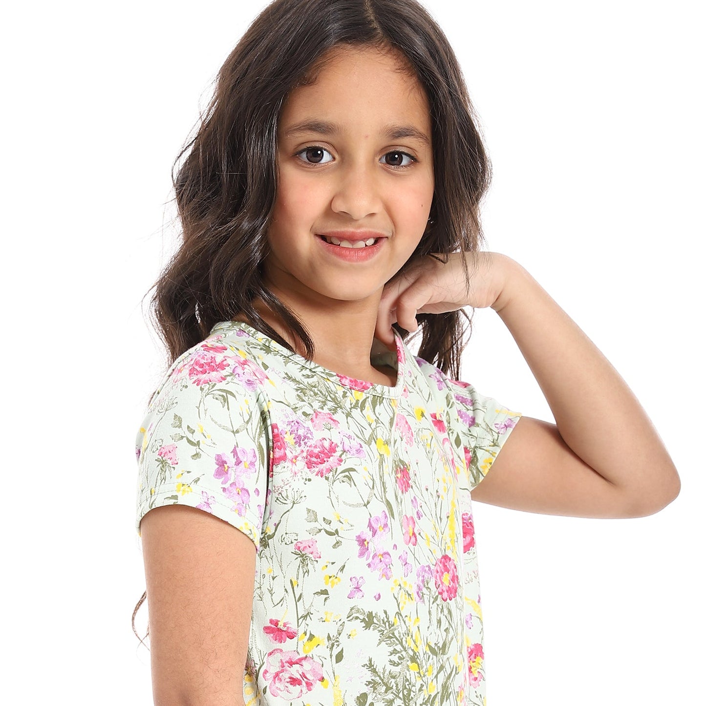 Girls Cotton Printed Pajama