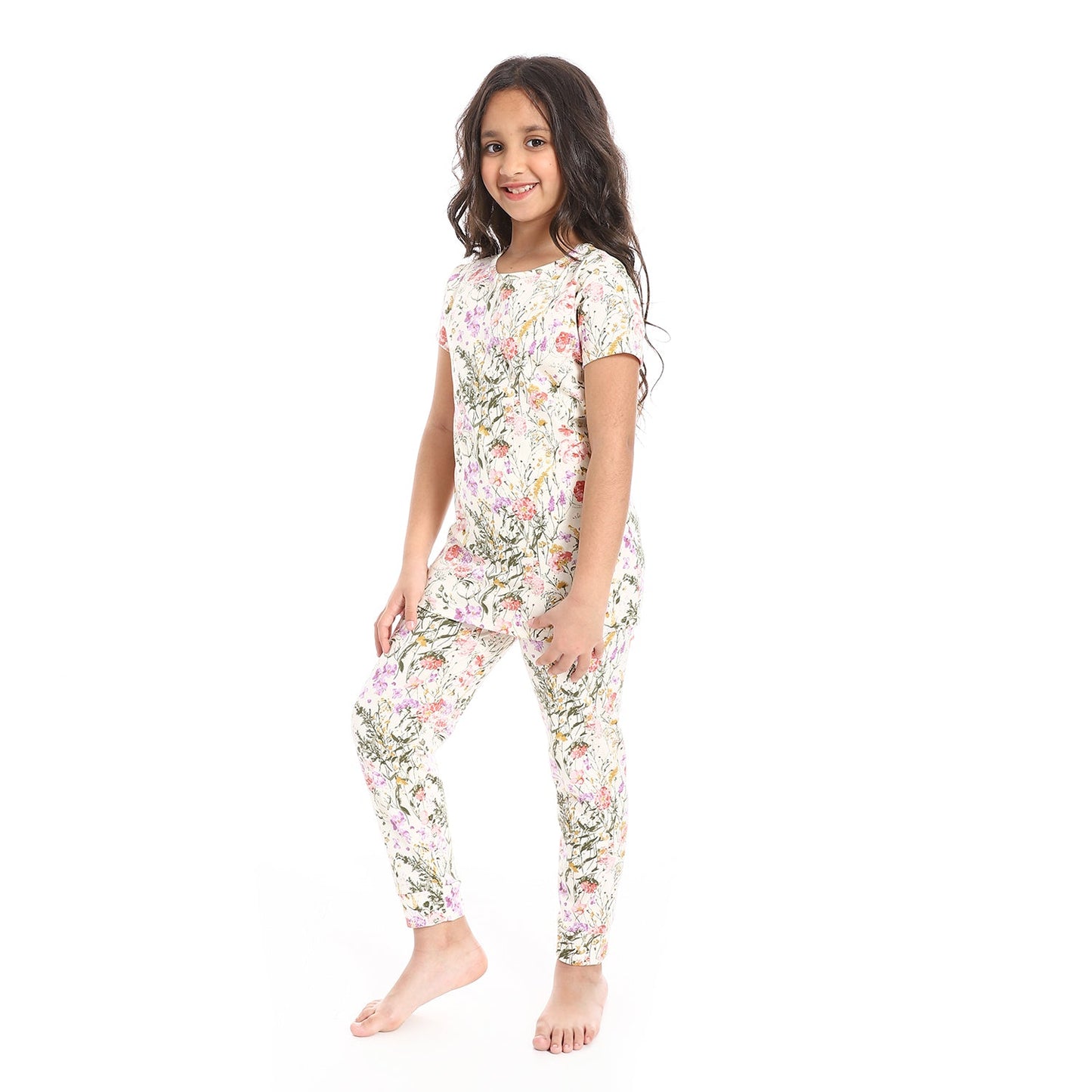 Girls Cotton Printed Pajama