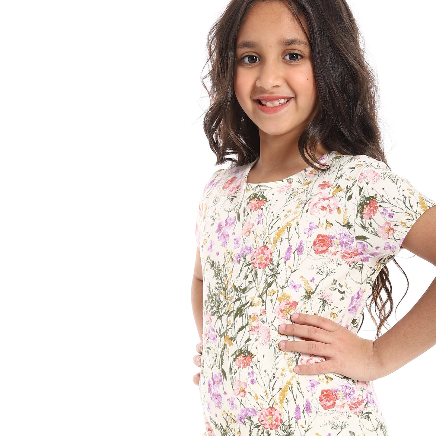 Girls Cotton Printed Pajama