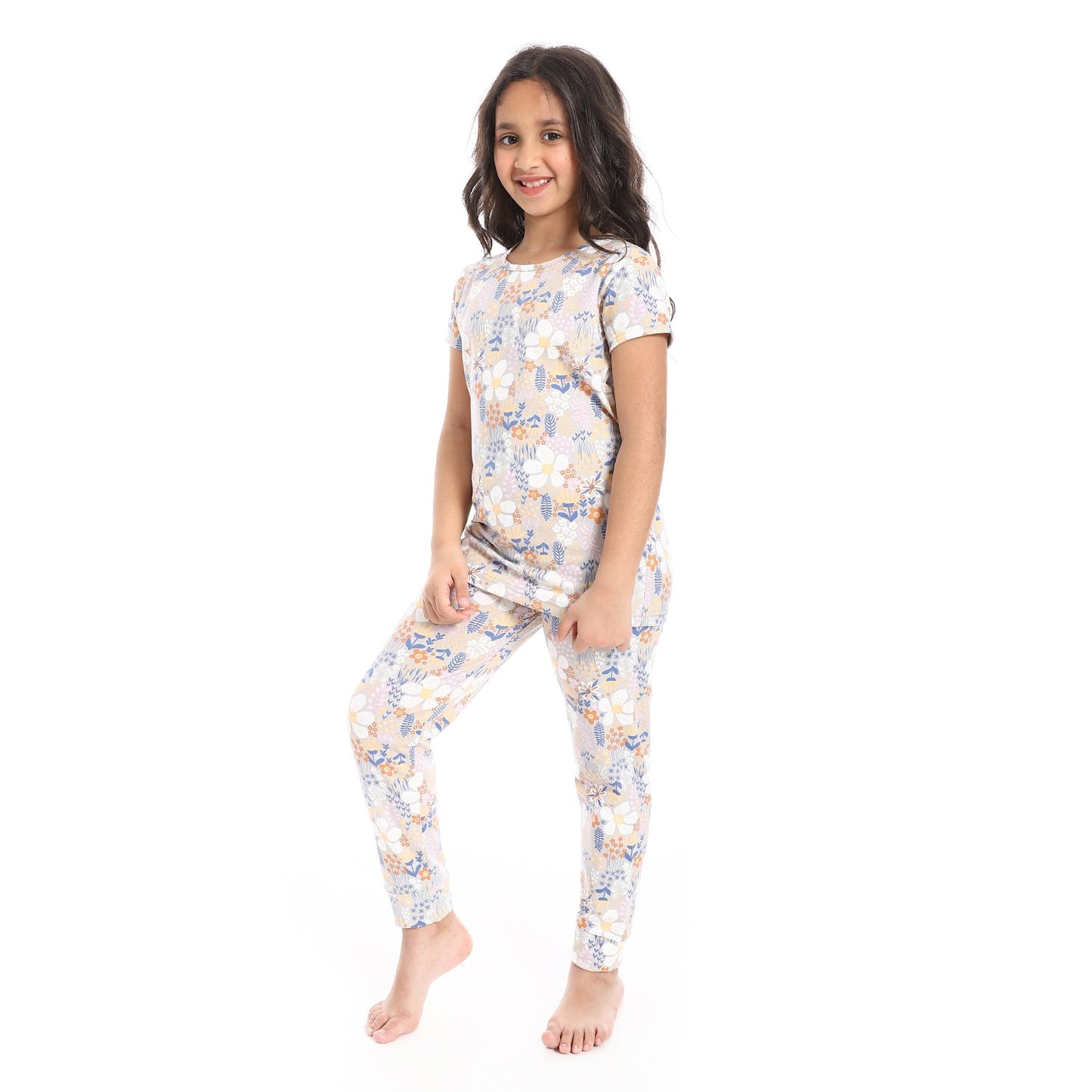 Girls Cotton Printed Pajama