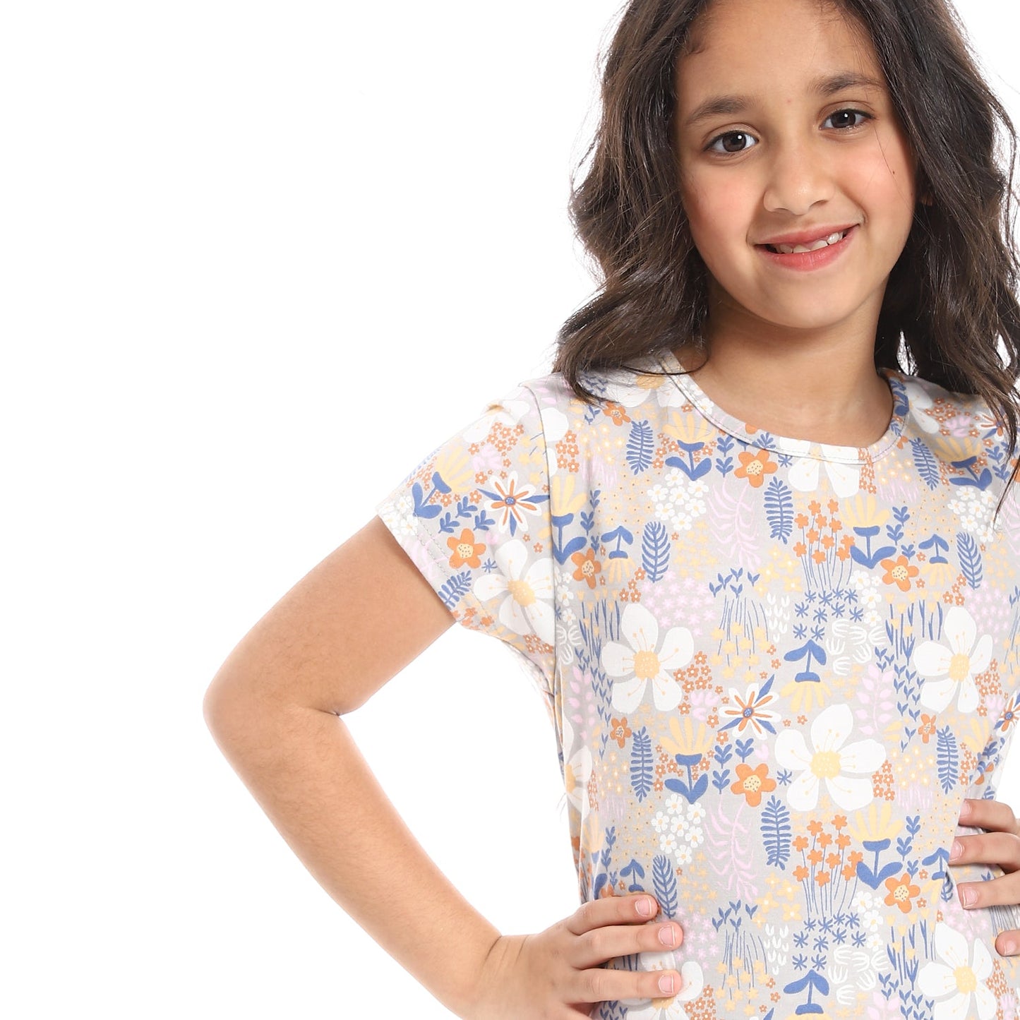 Girls Cotton Printed Pajama