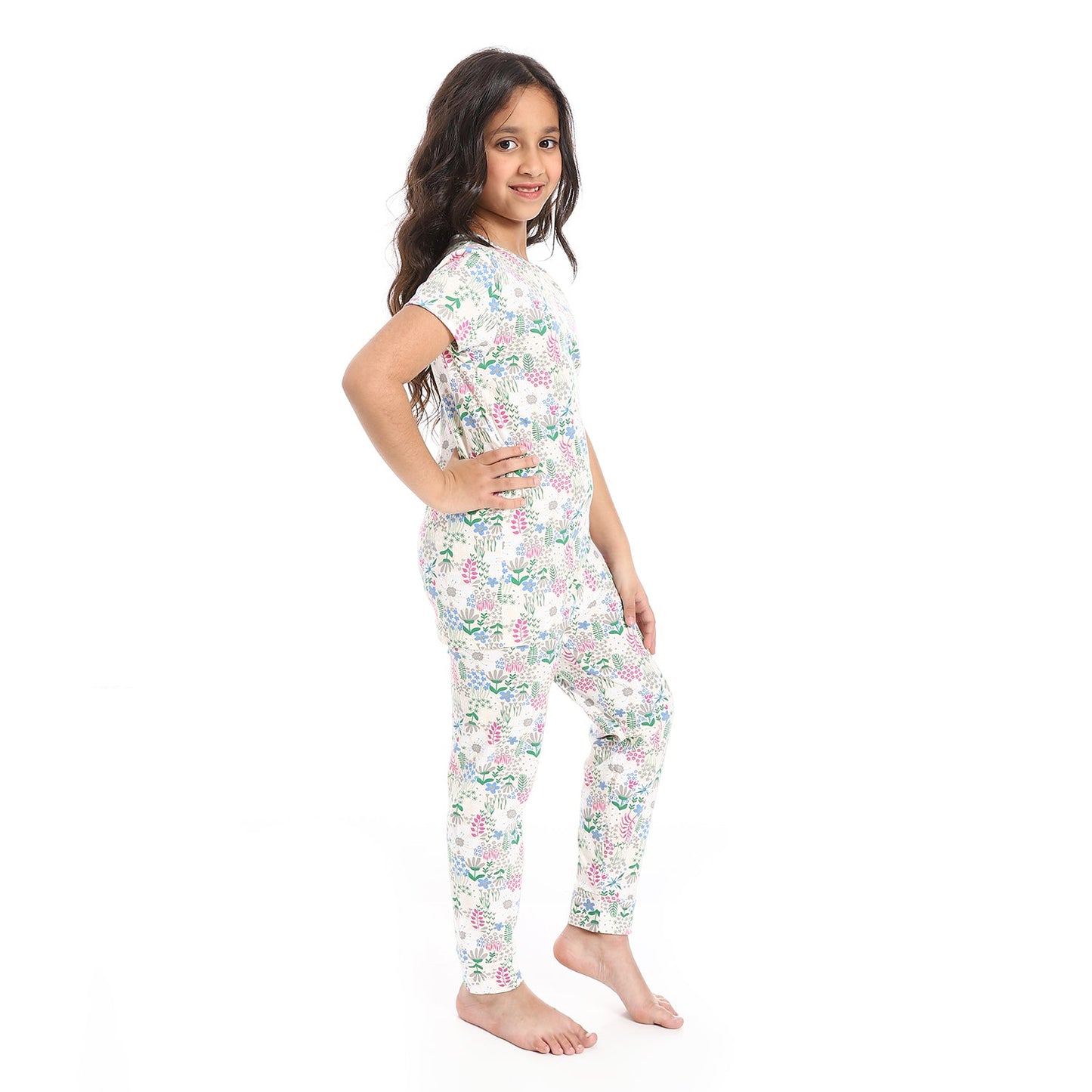 Girls Cotton Printed Pajama