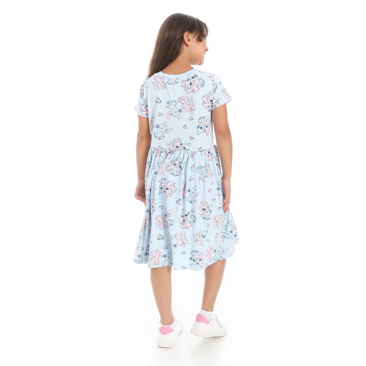 Girls Cotton Printed Dress