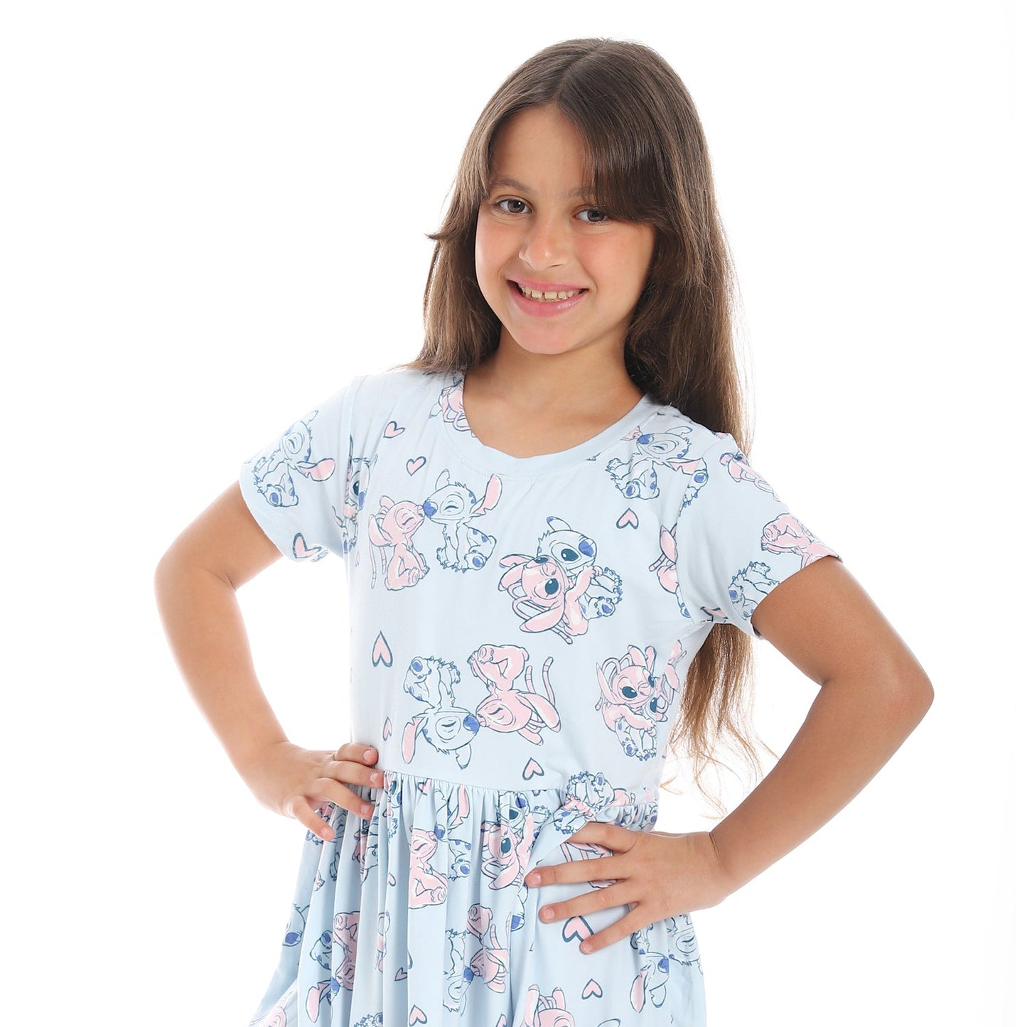 Girls Cotton Printed Dress