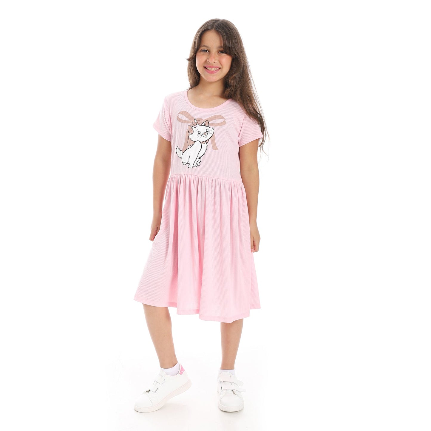 Girls Cotton Printed Dress