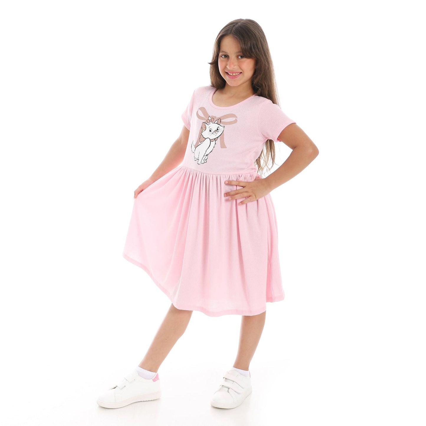 Girls Cotton Printed Dress