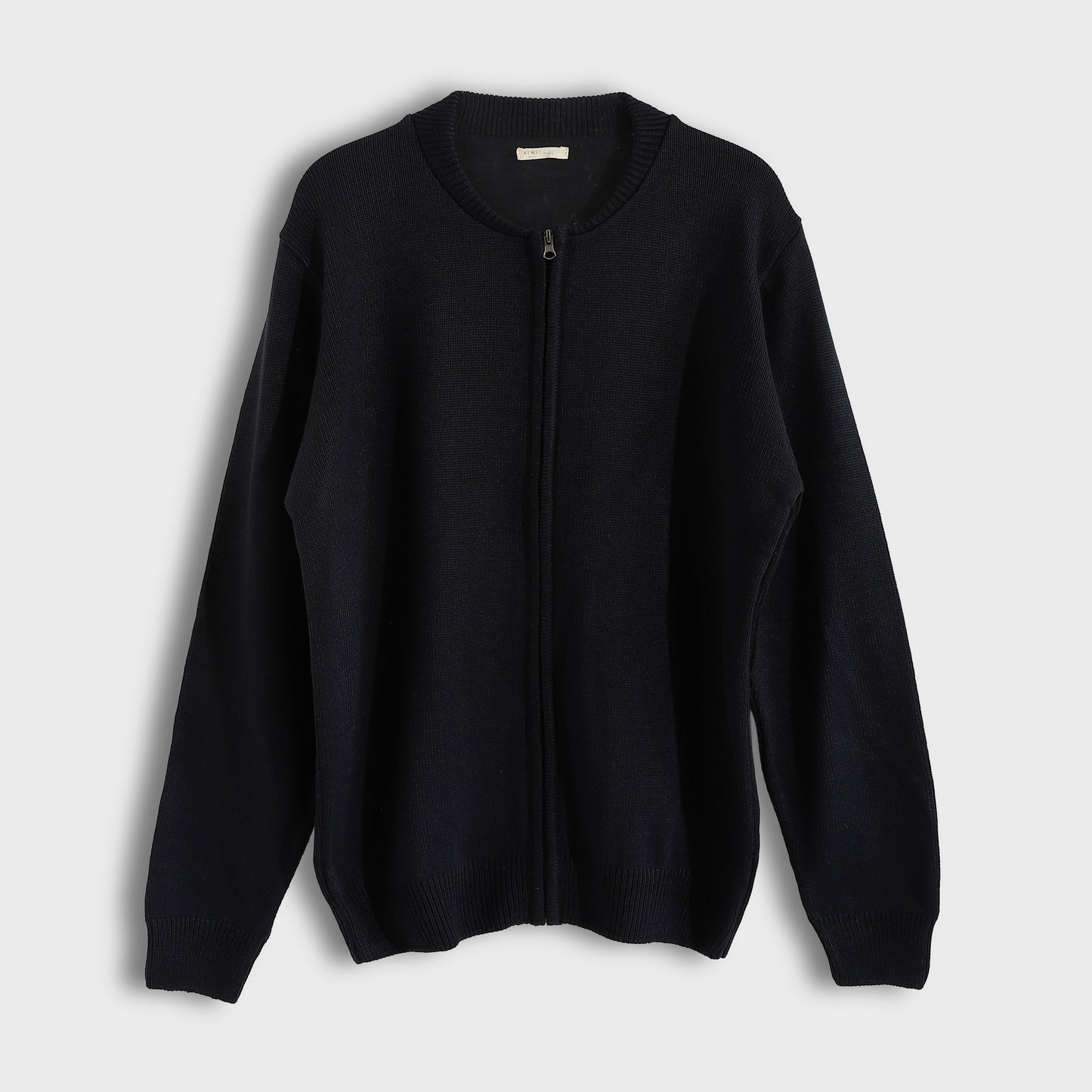Men's Zip-Up Knit Cardigan