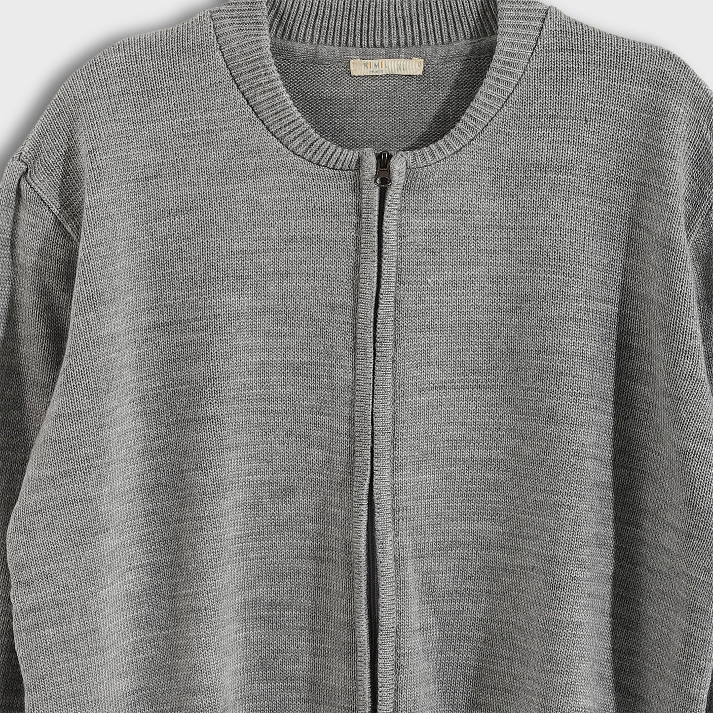 Men's Zip-Up Knit Cardigan