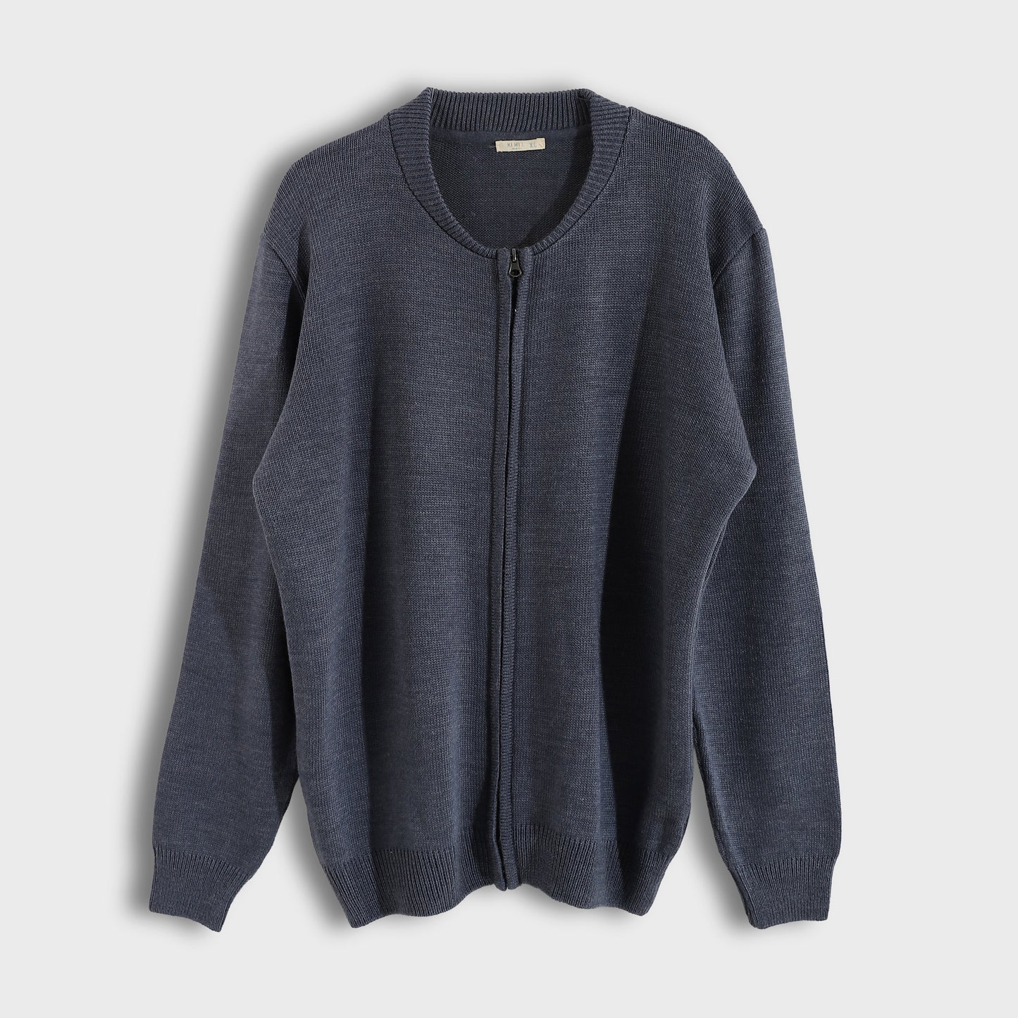 Men's Zip-Up Knit Cardigan