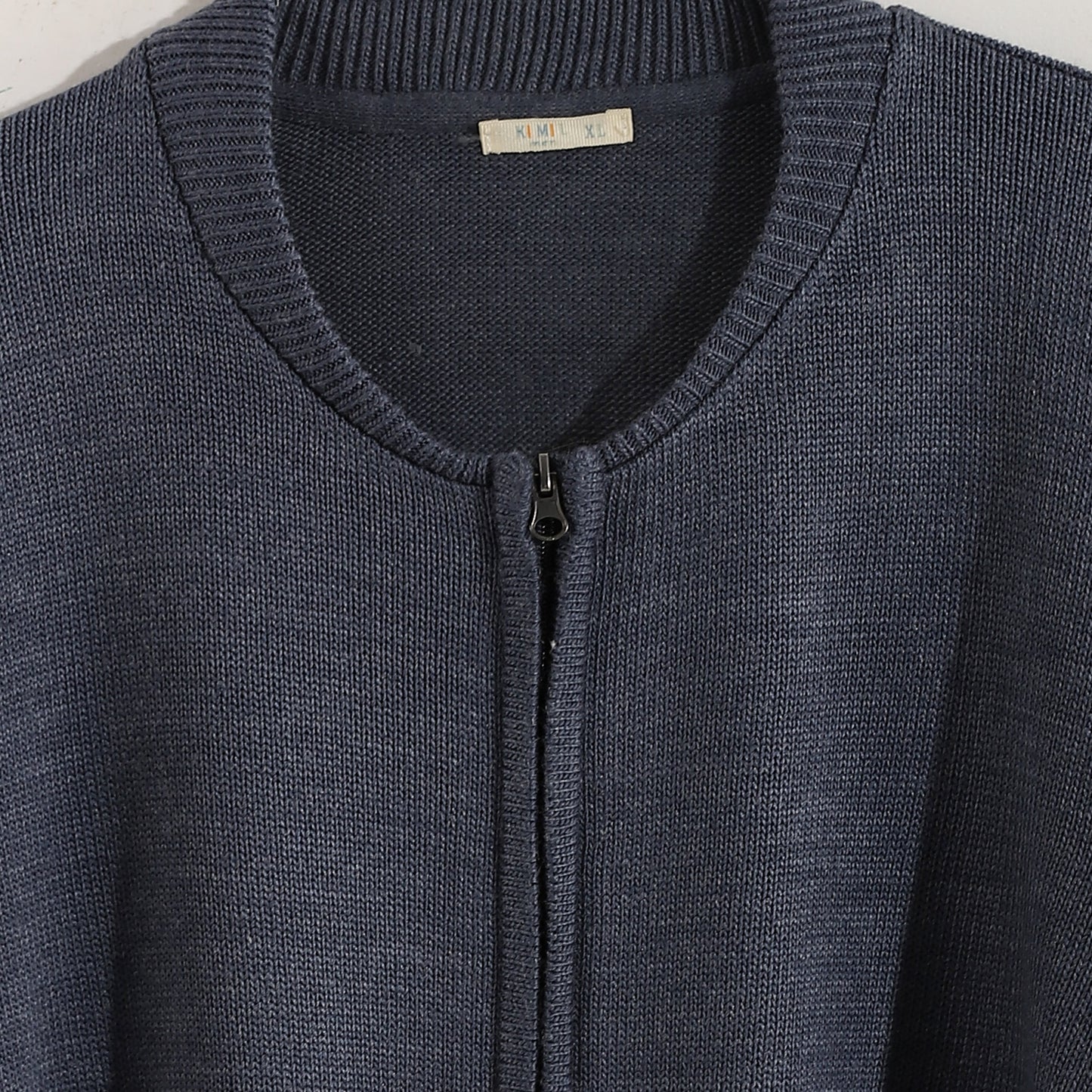 Men's Zip-Up Knit Cardigan