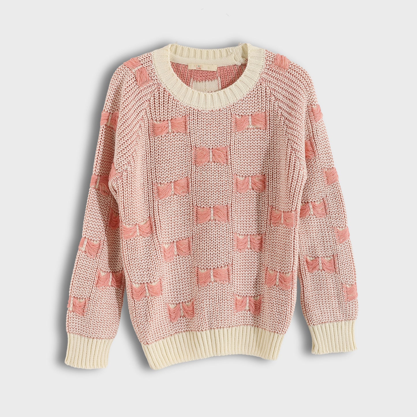 Girls Crew Neck Knit Sweater