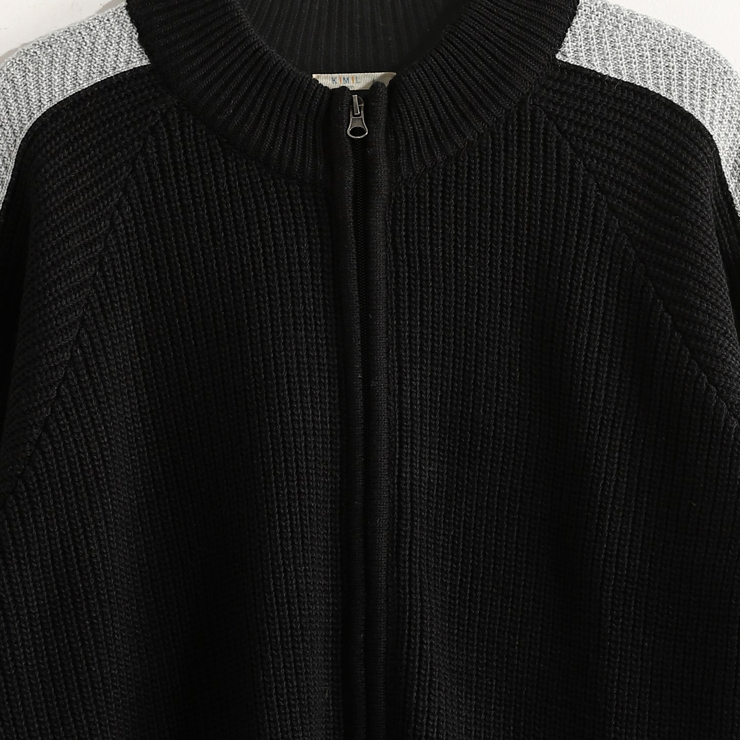Men's Zip-Up Knit Cardigan