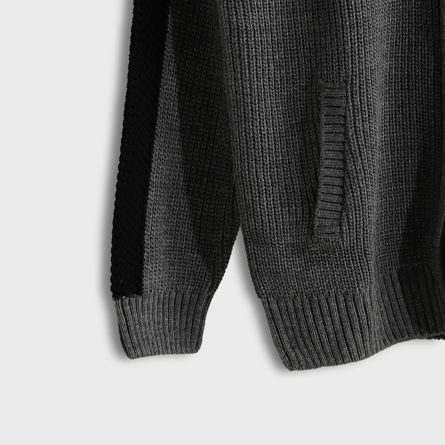 Men's Zip-Up Knit Cardigan