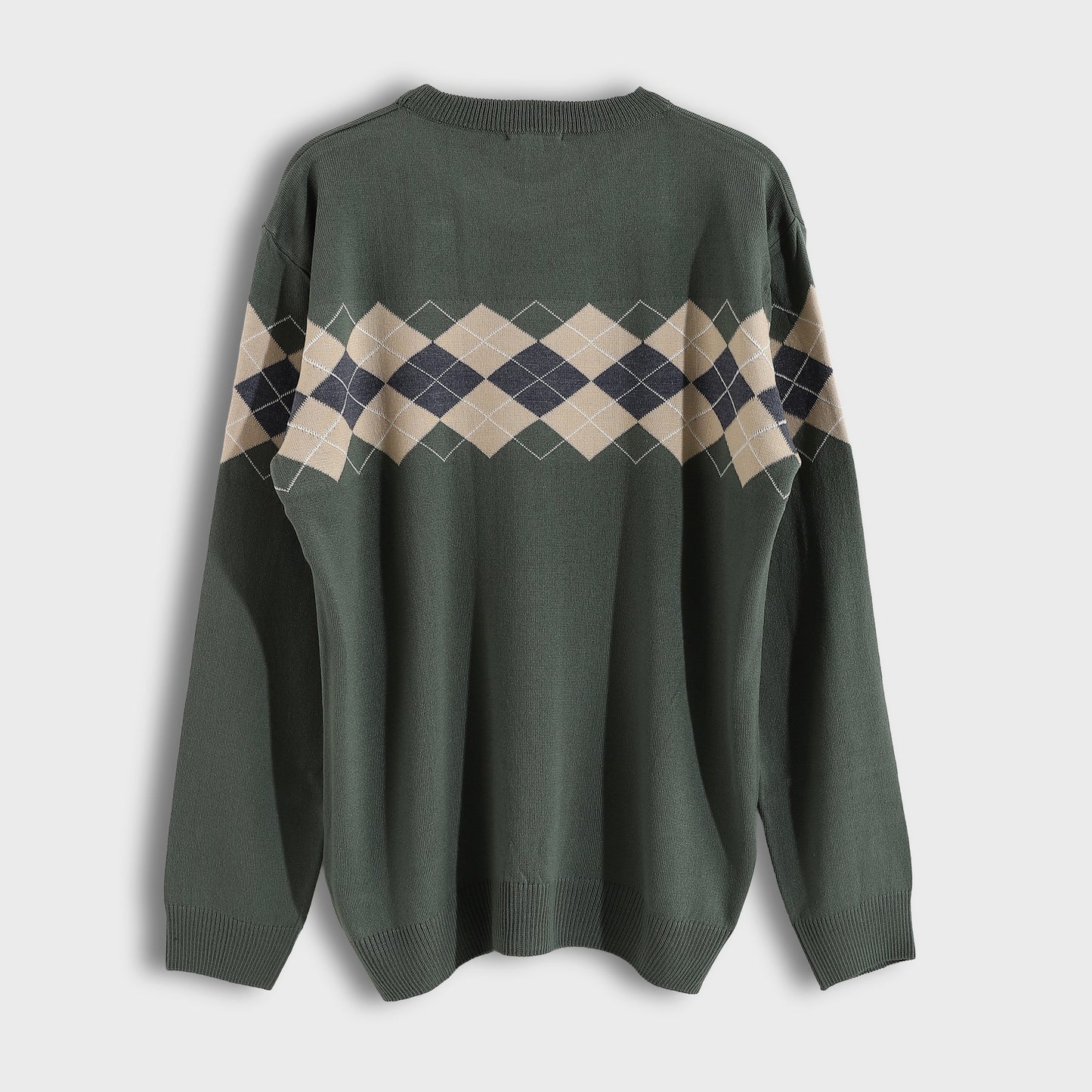 Men's Argyle Knit Sweater