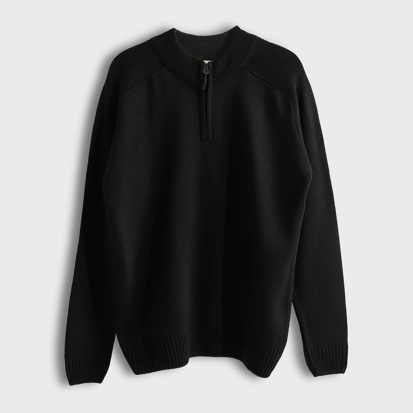 Men's Half Zip Cable Knit Sweater