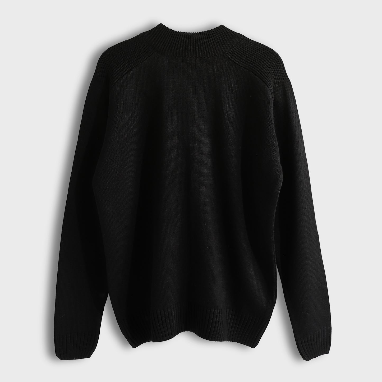 Men's Half Zip Cable Knit Sweater