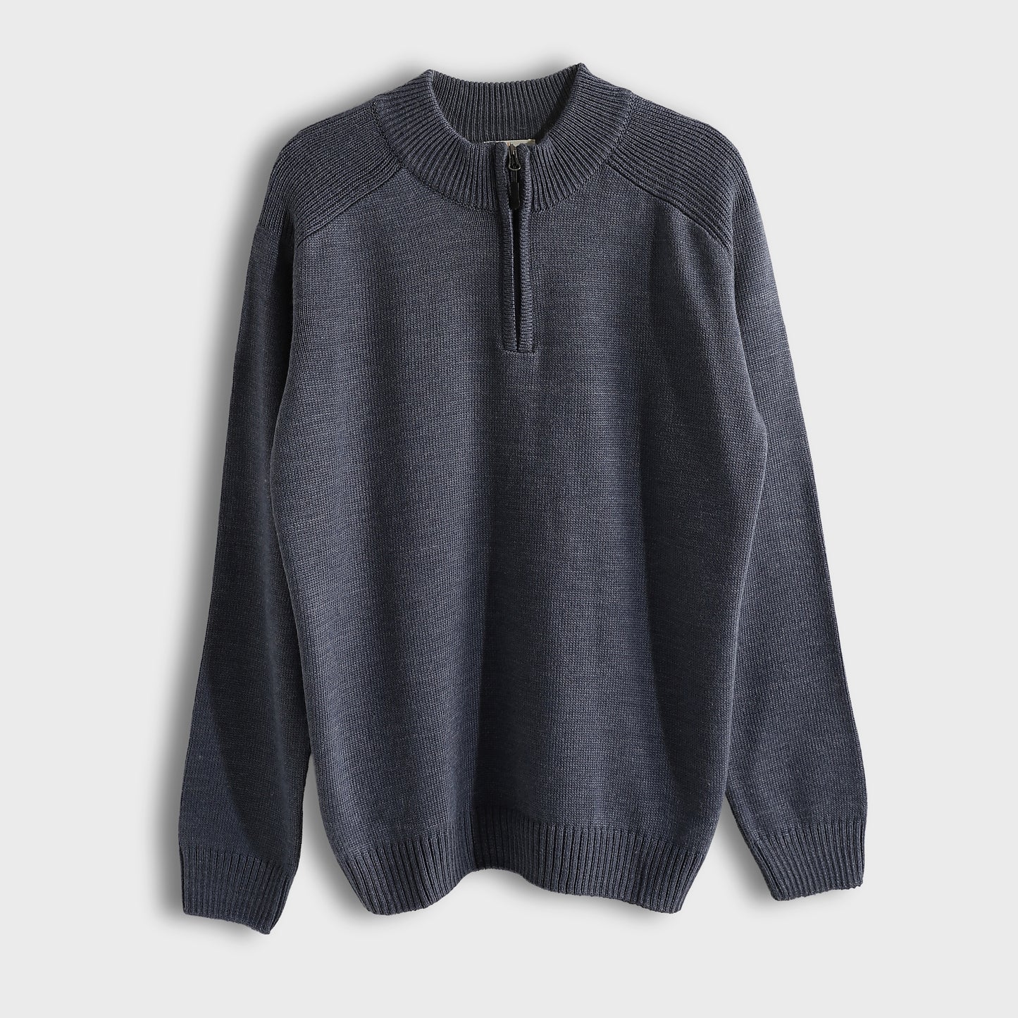 Men's Half Zip Cable Knit Sweater