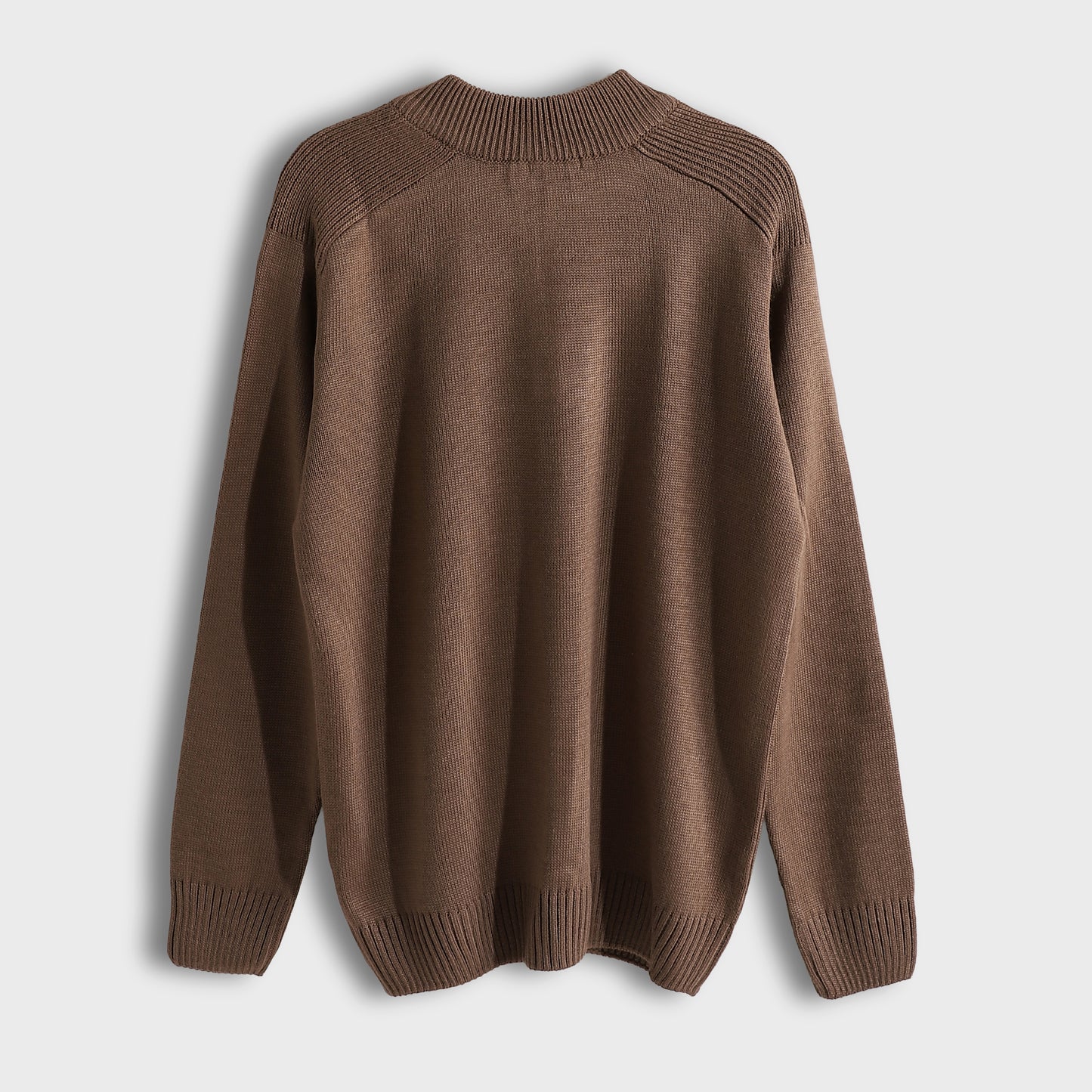 Men's Half Zip Cable Knit Sweater