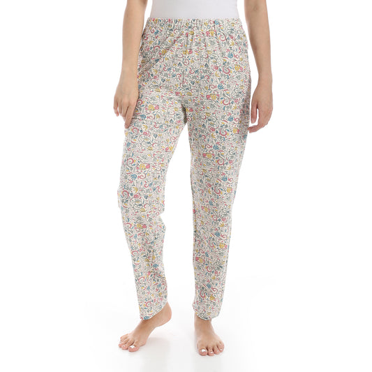 Women's Cotton Printed Pants