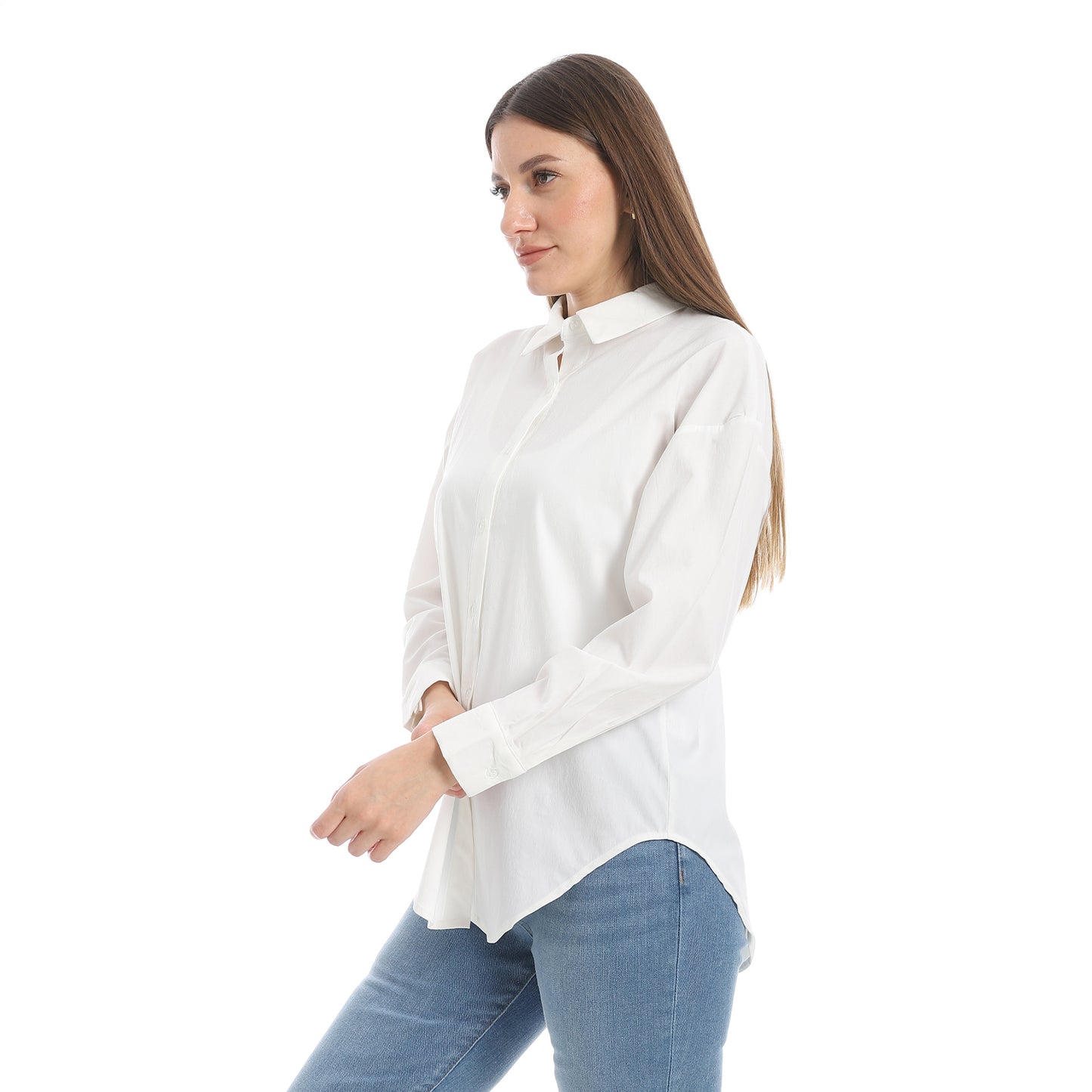 Women's Oversized Cotton Shirt