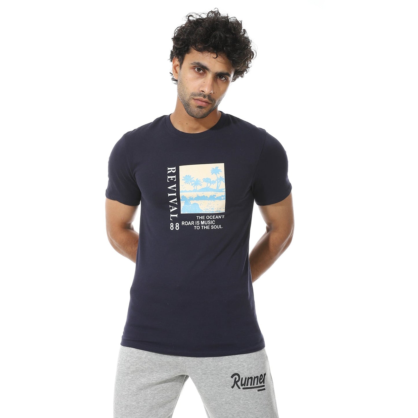 Men's Printed Cotton T-Shirt