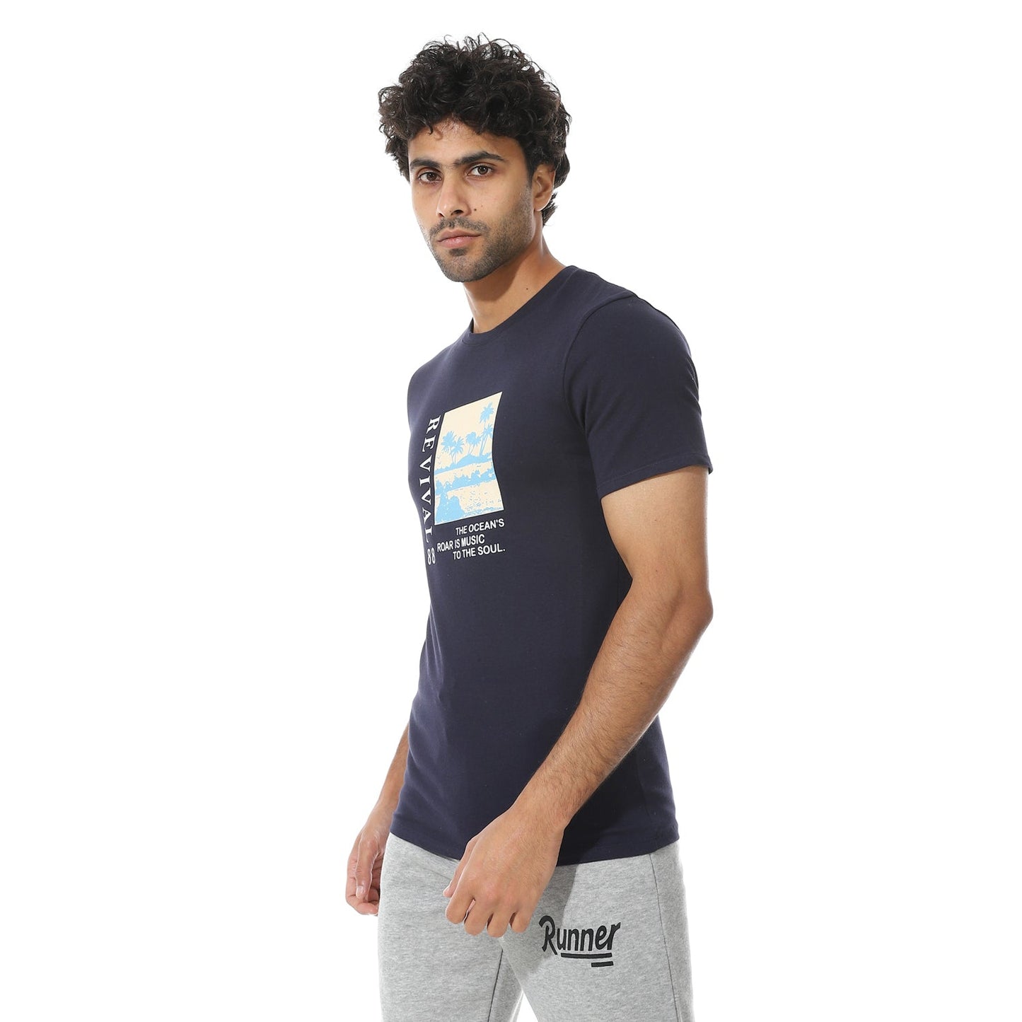 Men's Printed Cotton T-Shirt
