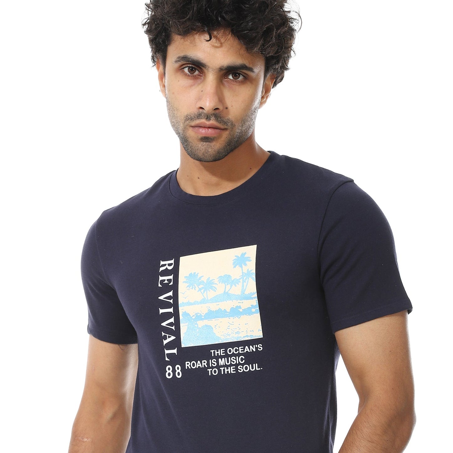Men's Printed Cotton T-Shirt