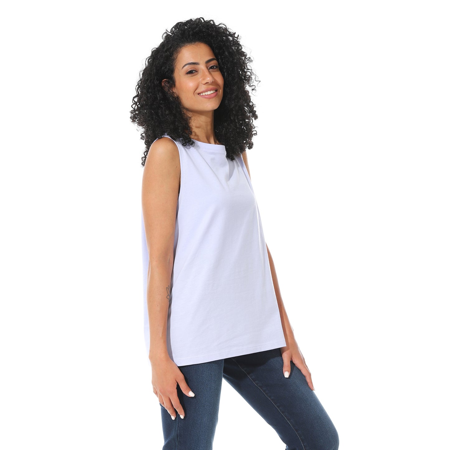 Women's Cotton Sleeveless T-Shirt