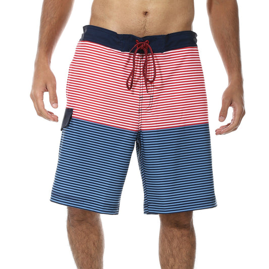 Men's Striped Swimming Shorts