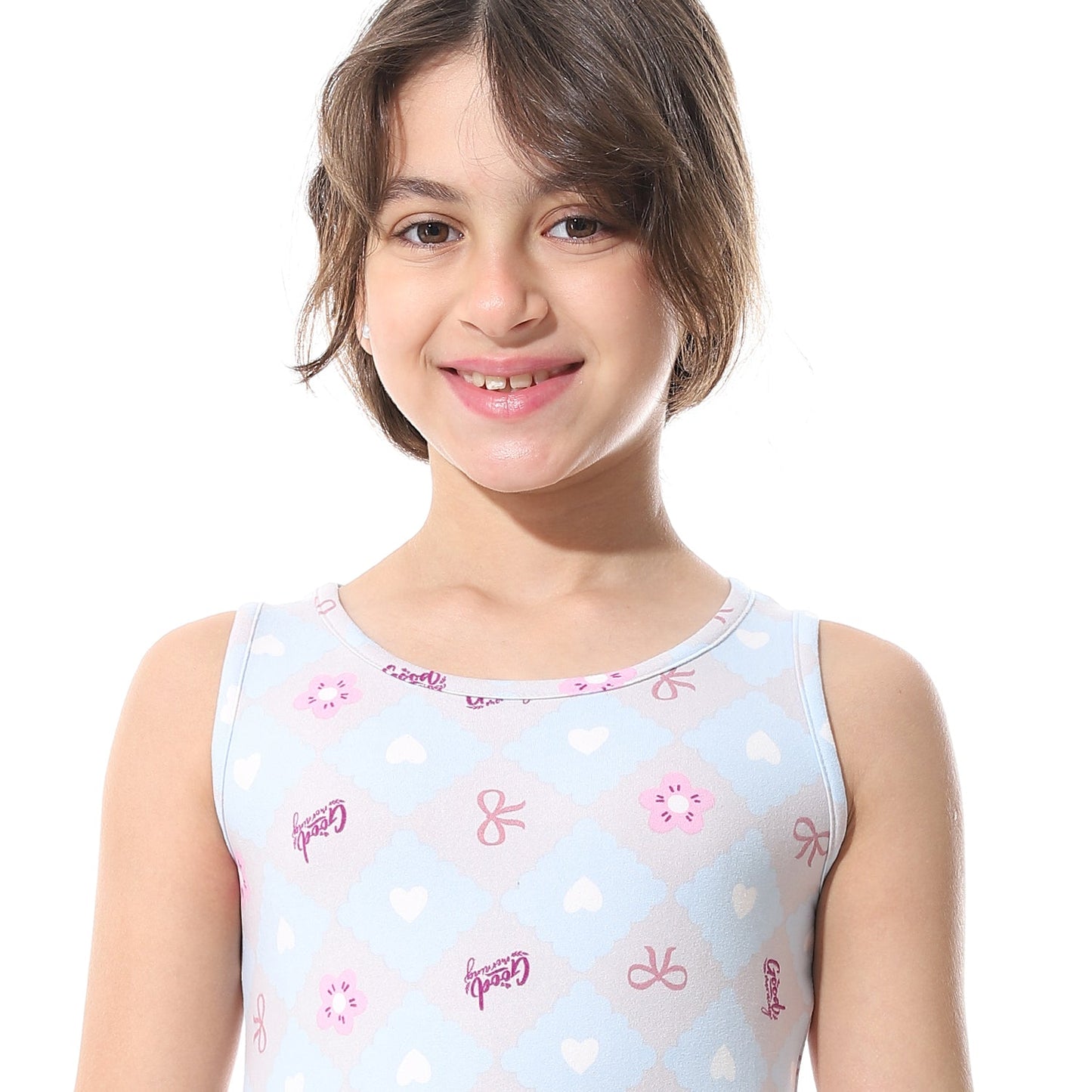 Girls Cotton Printed Dress