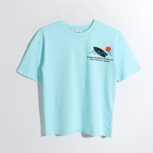 Boys Cotton Printed T-Shirt