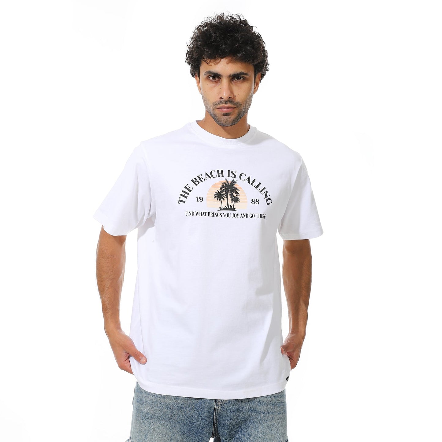 Men's Printed Cotton T-Shirt