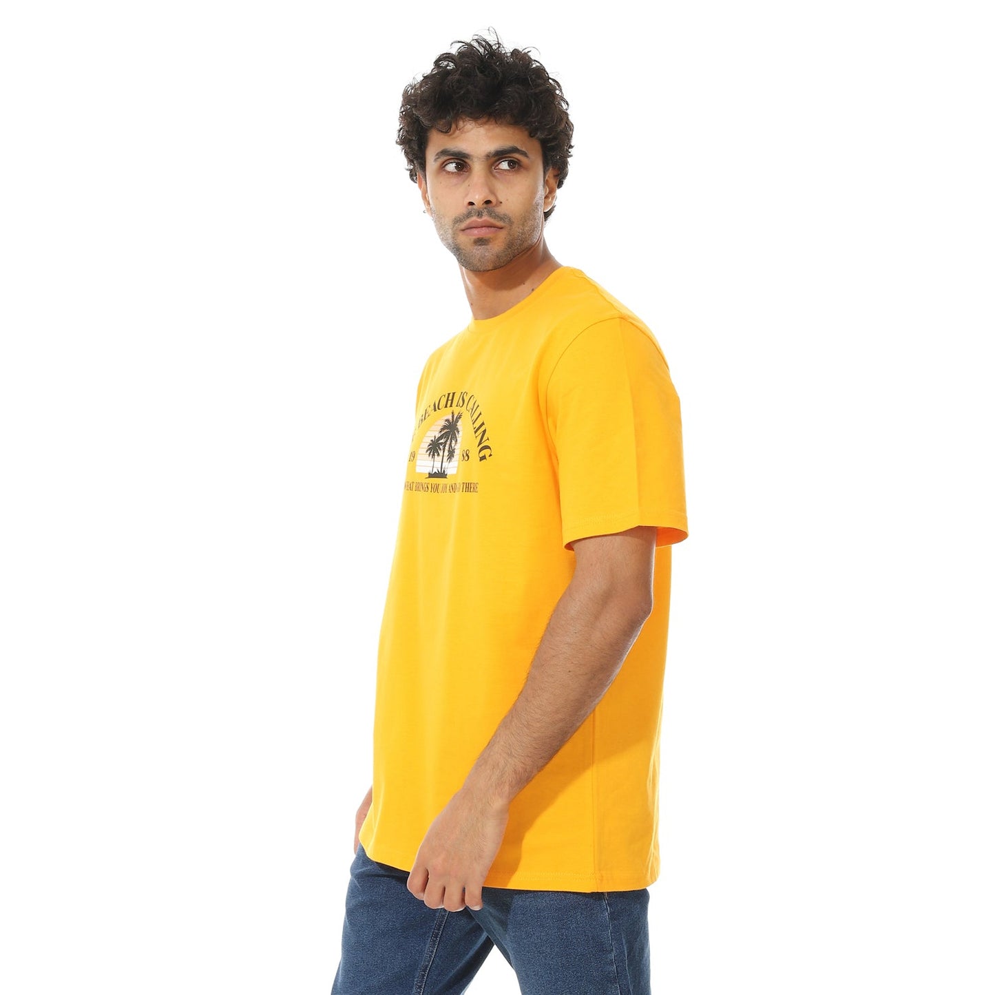 Men's Printed Cotton T-Shirt