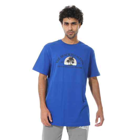 Men's Printed Cotton T-Shirt
