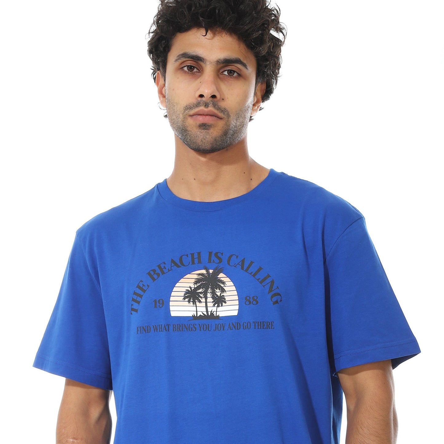 Men's Printed Cotton T-Shirt