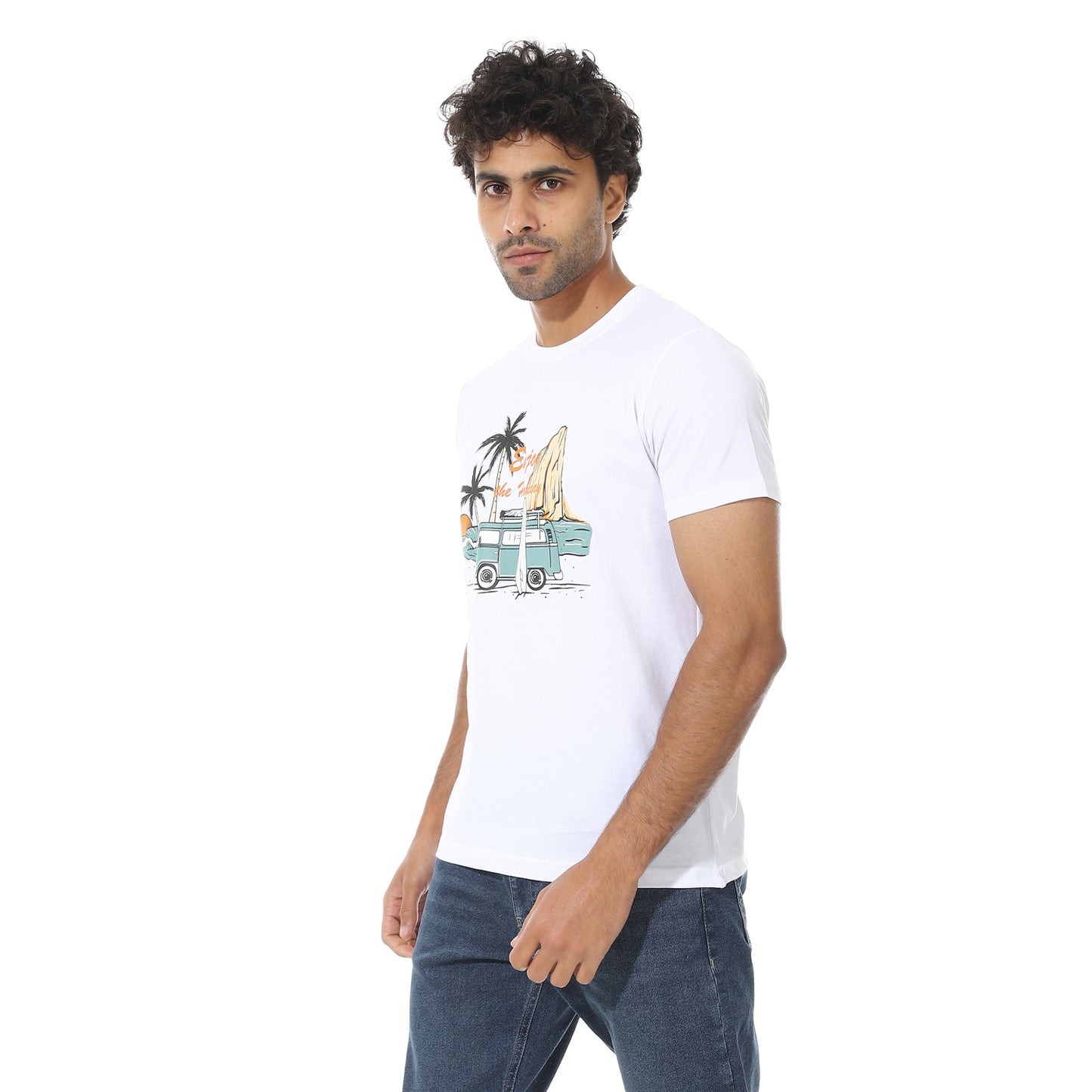 Men's Printed Cotton T-Shirt