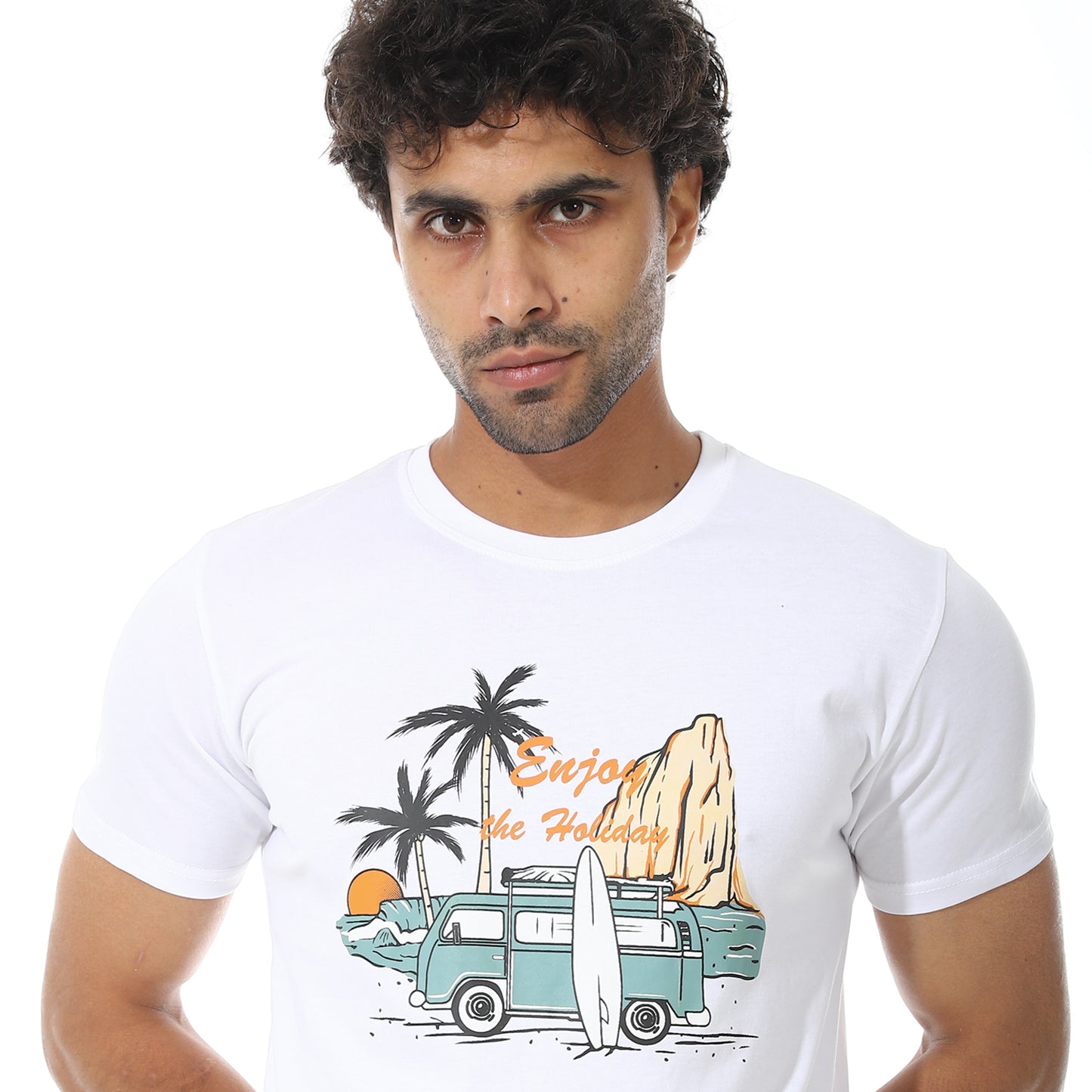 Men's Printed Cotton T-Shirt