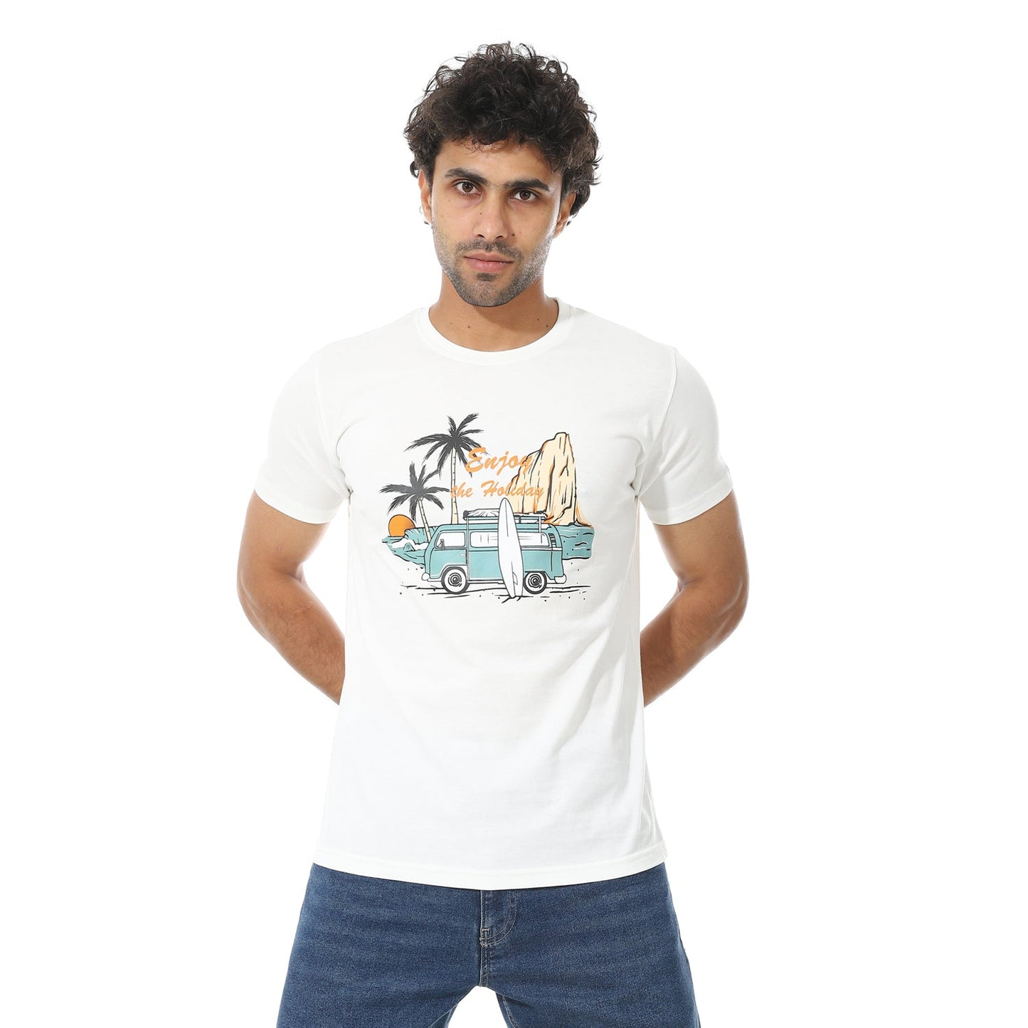 Men's Printed Cotton T-Shirt