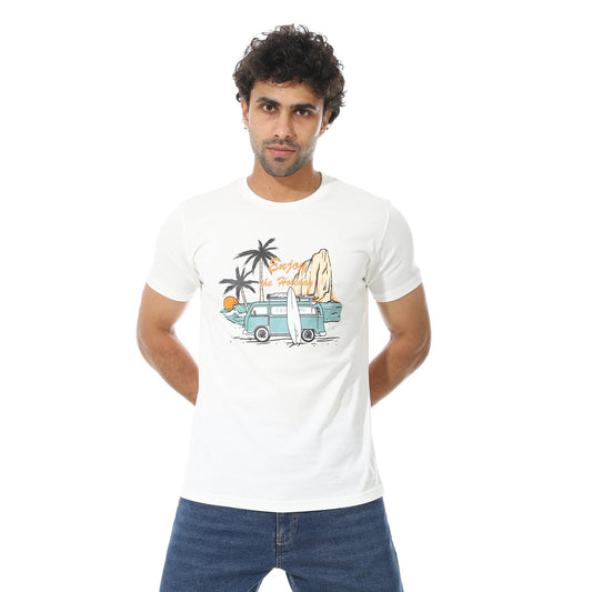 Men's Printed Cotton T-Shirt