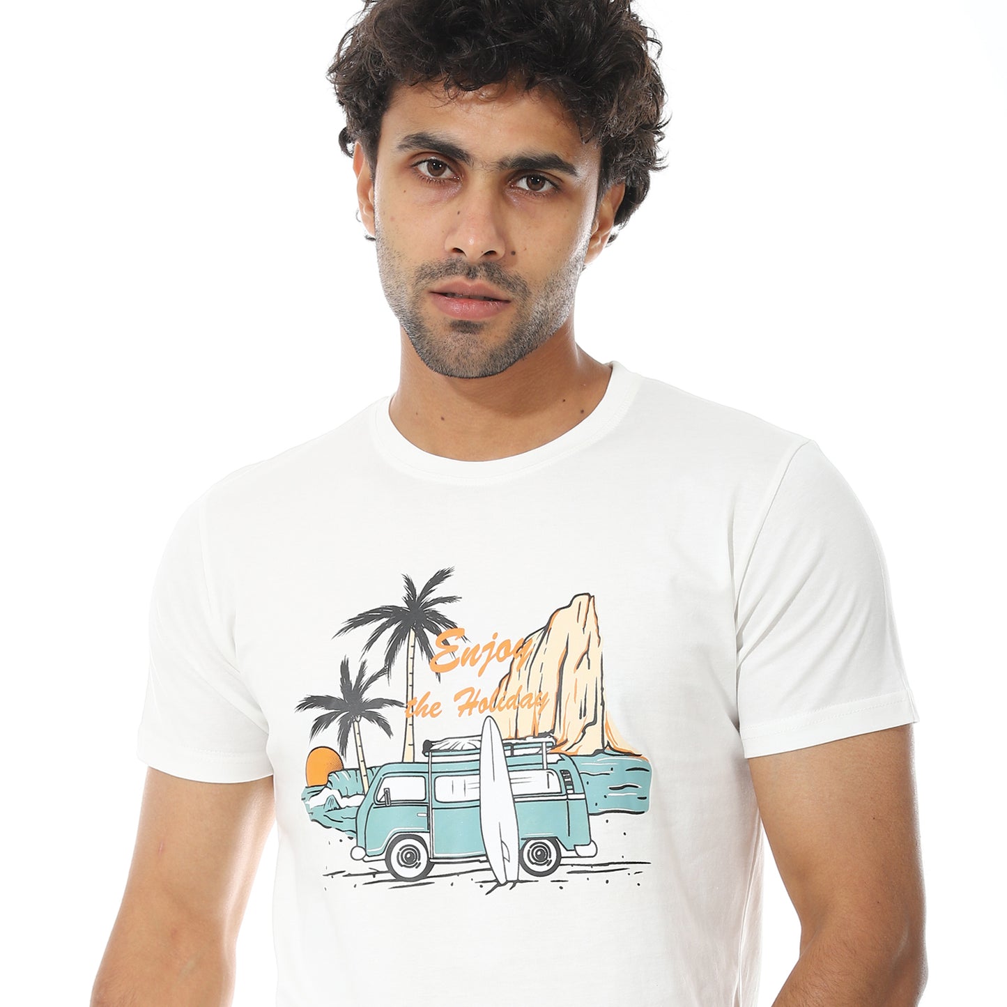 Men's Printed Cotton T-Shirt