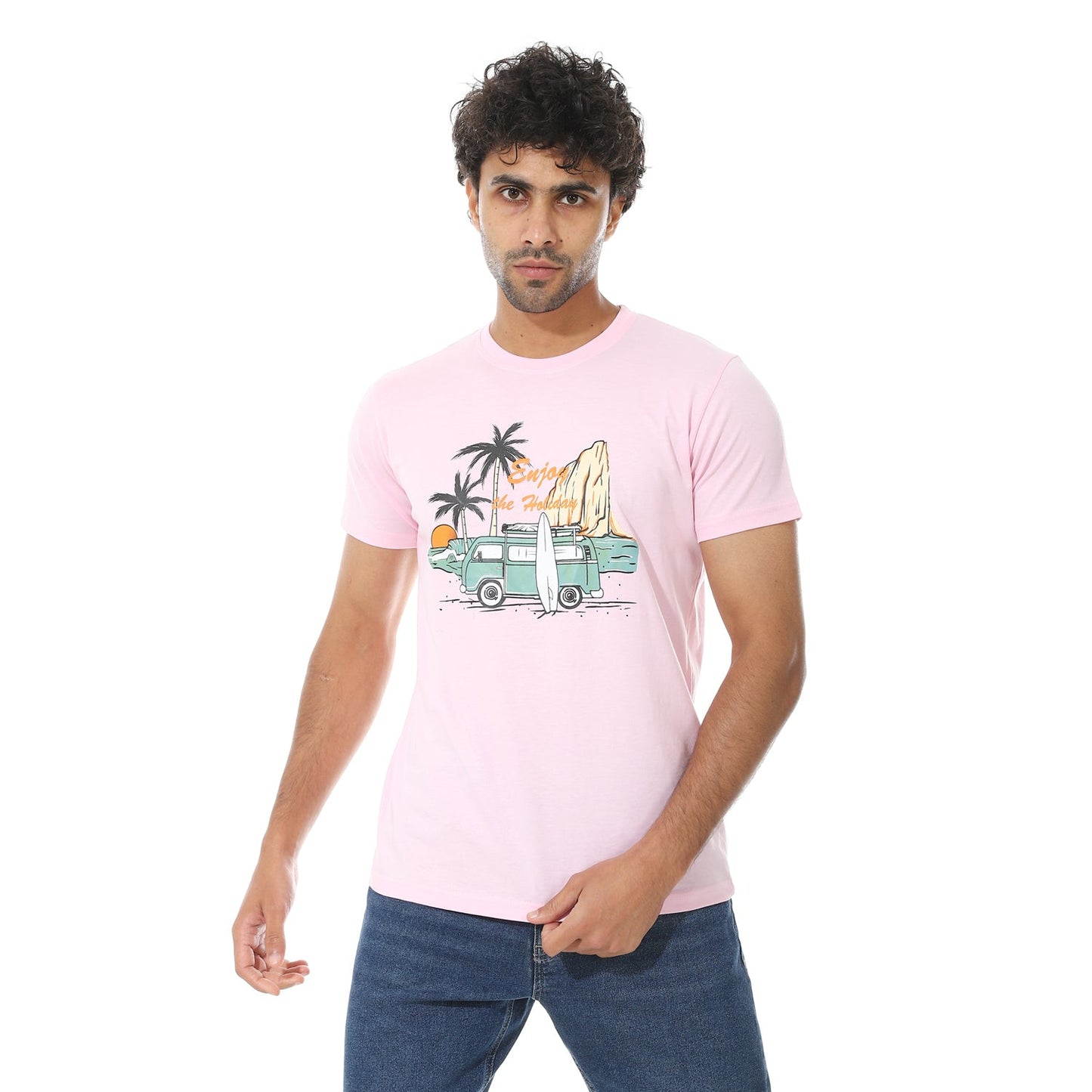 Men's Printed Cotton T-Shirt