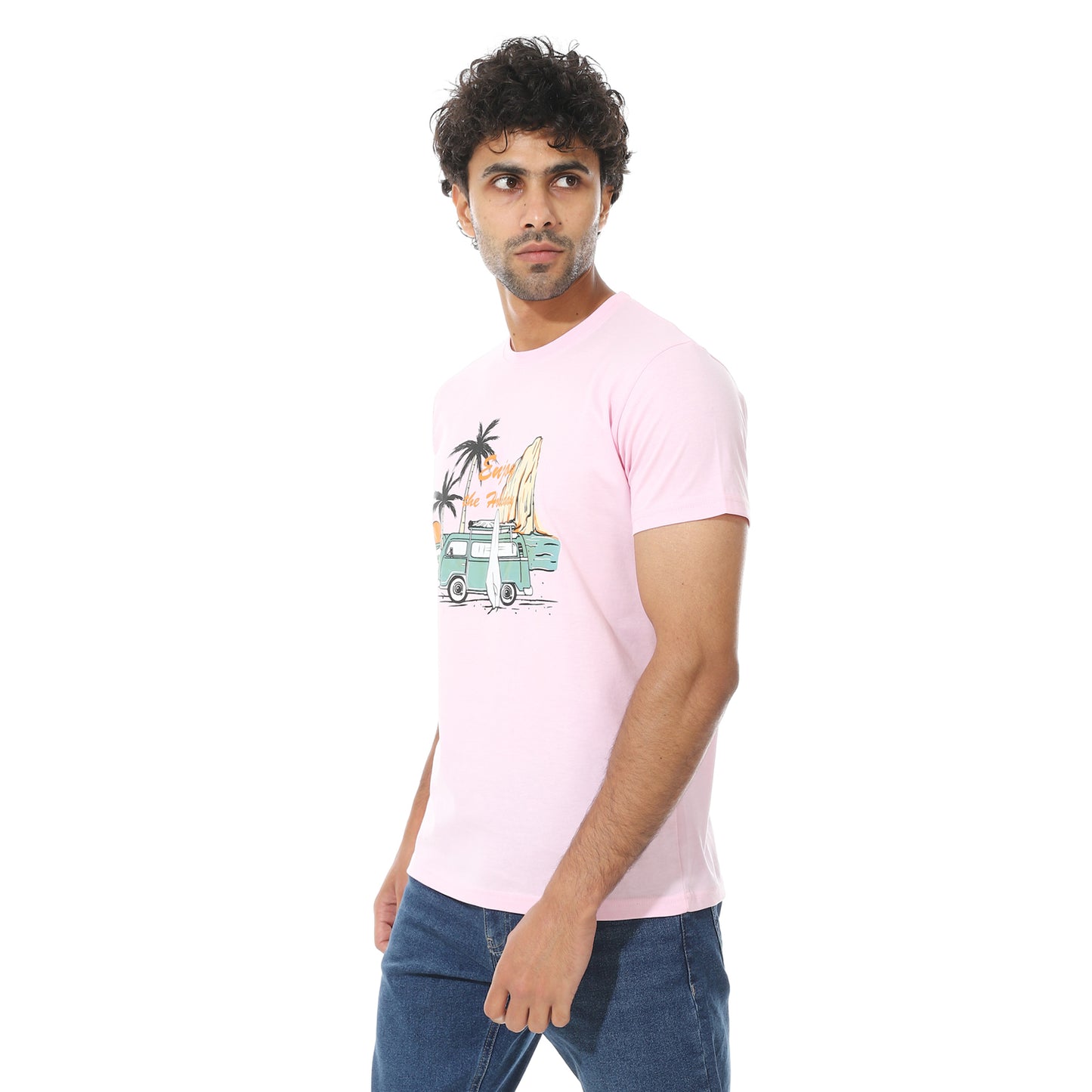 Men's Printed Cotton T-Shirt