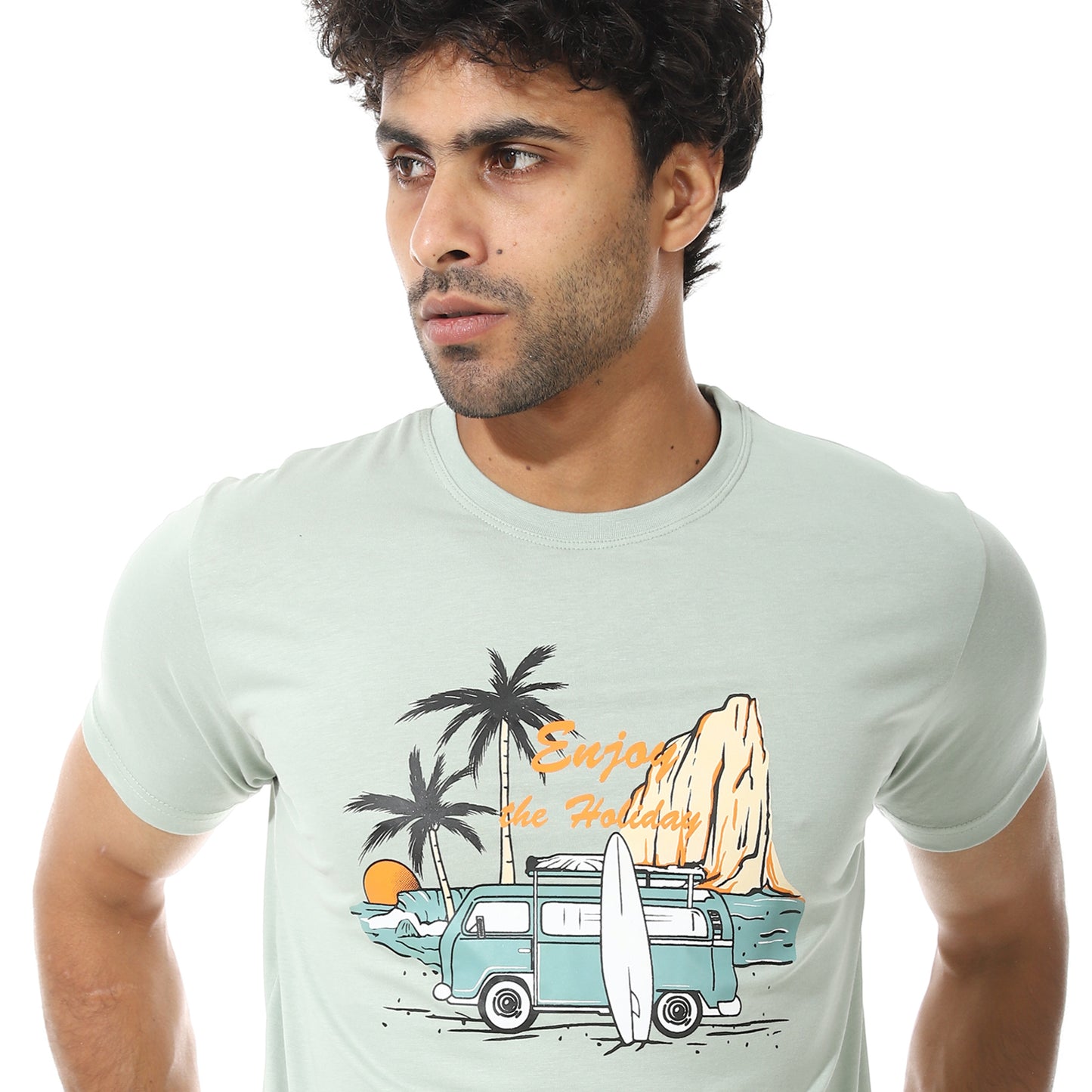 Men's Printed Cotton T-Shirt
