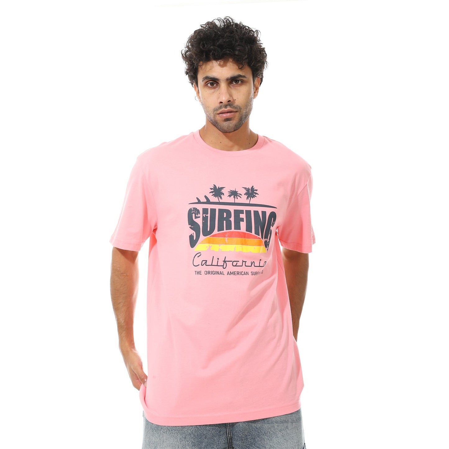 Men's Printed Cotton T-Shirt